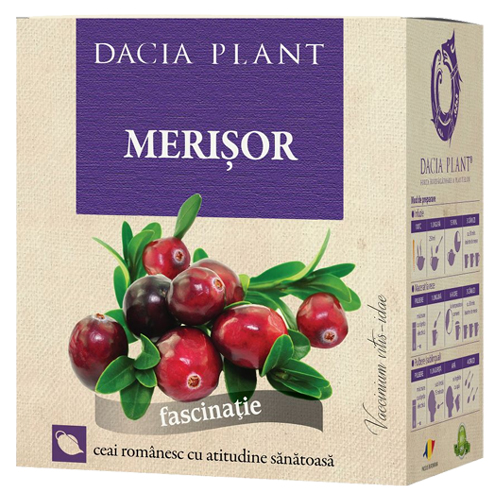 Ceai de merisor Dacia Plant, tratarea infectiilor urinare