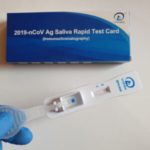 test rapid antigen saliva dispozitiv colectare incorporat